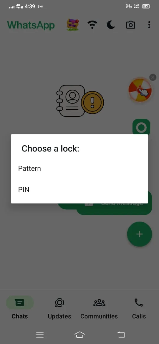 Security & App Protection – chat lock