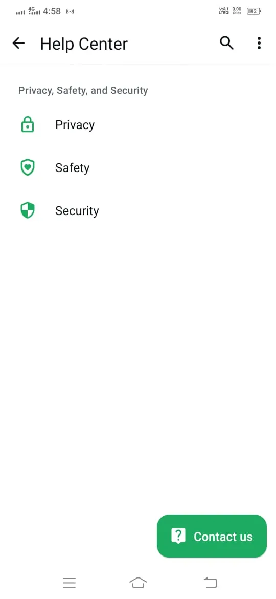Status Features – help status